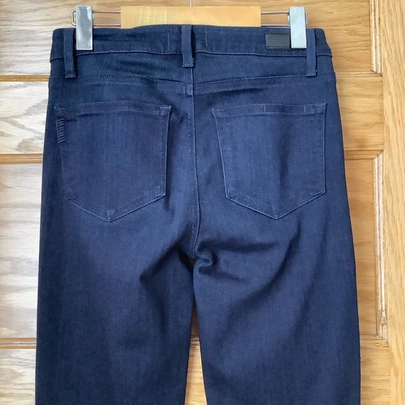 PAIGE Hoxton Dark Mid Rise Straight Jeans Size 27 - Picture 7 of 12